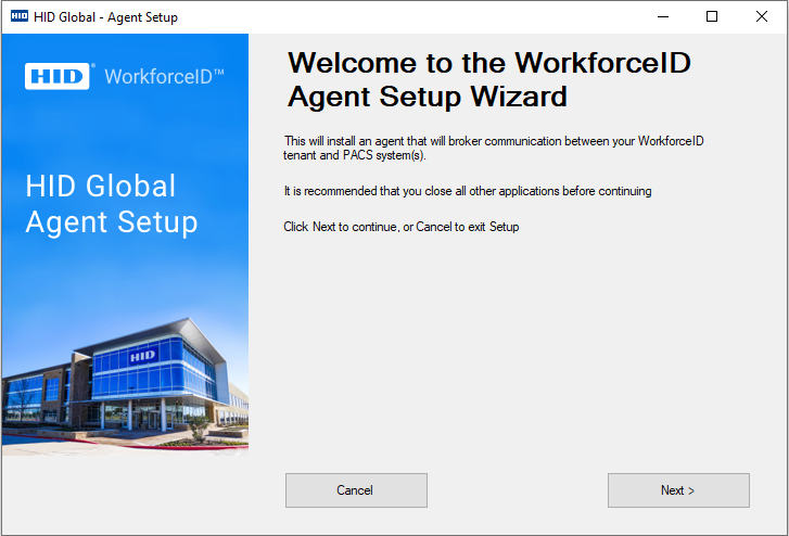 Run the Agent Installer file